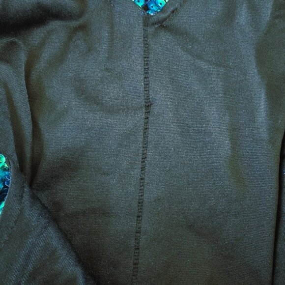 Women's Formal Sequins Mini Dress Size Small Blue Green Bodycon Sexy Cocktail - Picture 9 of 12